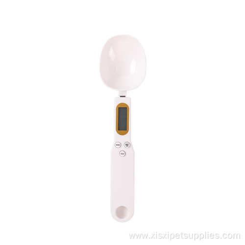 Pet electronic food weighing spoon product